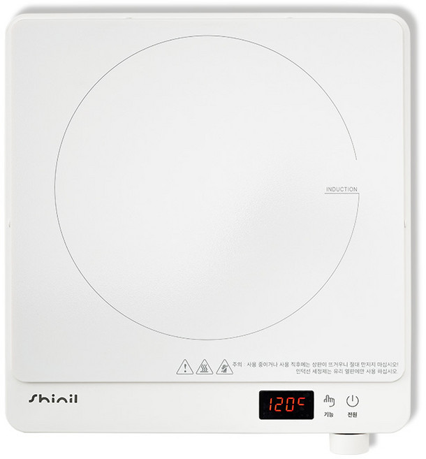 신일 인덕션 세라믹 글라스 슬림형 전기레인지 1구, 일반형, (빠른배송)SHL/B2GS 신일인덕션세(정식)