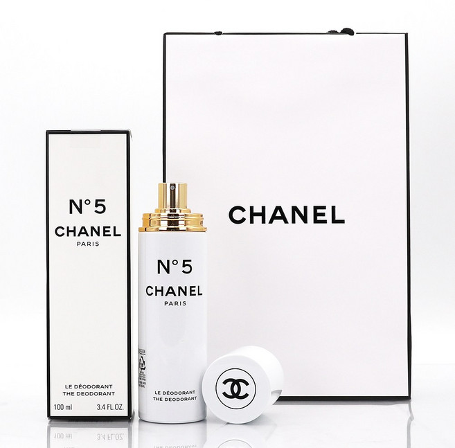 [정식 한글라벨 백화점제품] 샤넬 N'5 데오드란트 스프레이 쇼핑백동봉, 100ml, 1개