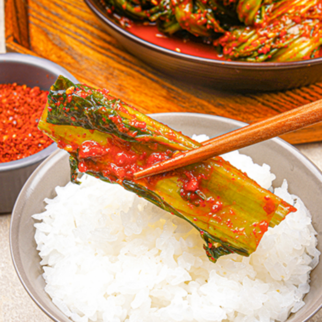 [주문즉시제조] 국내산 전라도 여수 돌산 갓김치 3kg 6kg, 1개