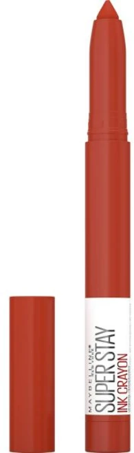 MAYBELLINE 메이블린 슈퍼 스테이 잉크 크레용 립스틱 메이크업 정밀 팁 매트 립 (내장 샤프너 포함) 8시간 지속 리드 더 웨이 핑크 베이지 1개, 110 정상에 오르다 - 쿠팡