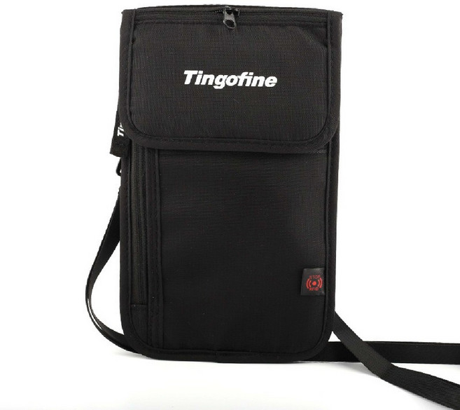 Tingofine 隨身護照包 RFID防盜旅行證件收納包