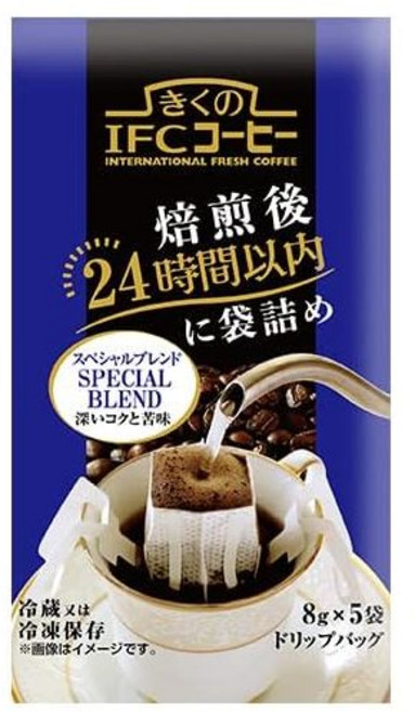 드립백 드립 커피 쿨편 키쿠노 IFC 스페셜 블렌드 5개입 40팩 세트, 드립백 드립 커피 쿨편 키쿠노 IFC 스페셜 블렌드 5, 8g, 1, 5