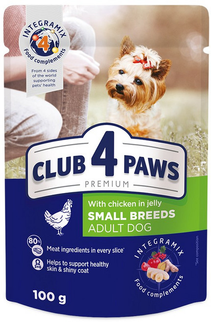 클럽4포우즈 프리미엄 파우치 치킨젤리 100g 10개, 닭