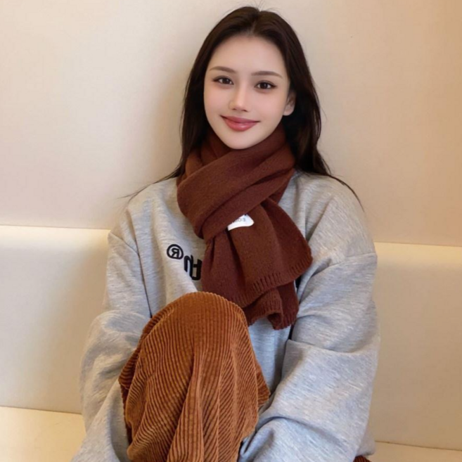 미다미 남녀공용 포근 데일리 심플 머플러 목도리 (8컬러)