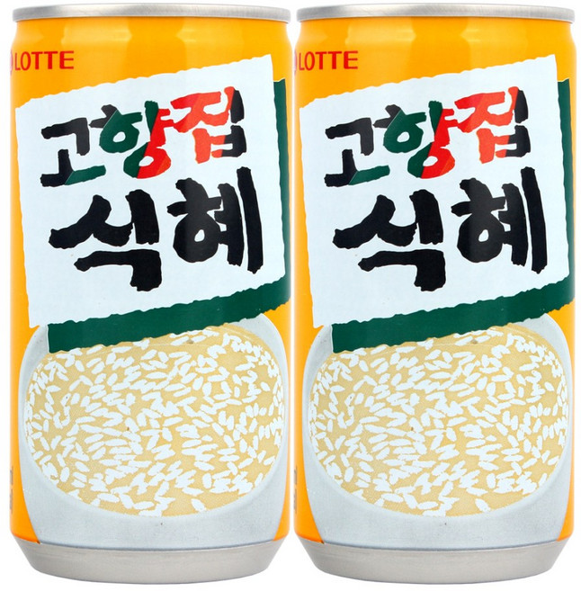 [달담박스]롯데 고향집식혜 175ml 60캔, 60개