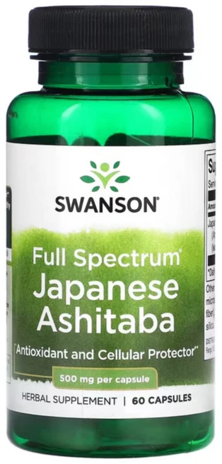 스완슨 일본 아시타바 Ashitaba 500mg 60정, 1개 - 쿠팡