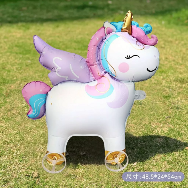 兒童造型氣球 - 小馬造型 新年裝飾, 獨角獸, 1個