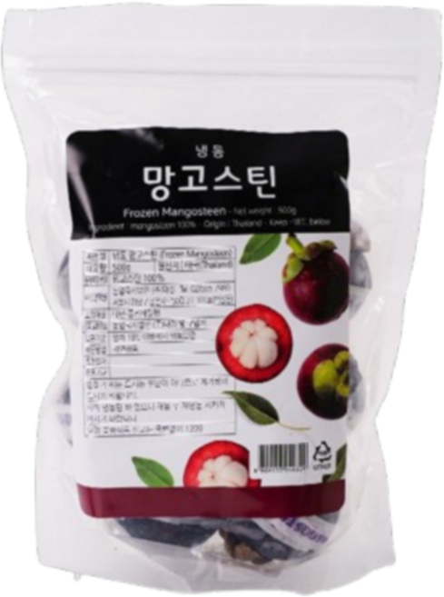 대정 웰프레쉬 냉동 망고스틴, 4개, 500g