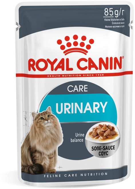 皇家 ROYAL CANIN 貓濕糧餐包 85g 醬汁肉塊 尿液平衡配方, 1個, 泌尿保健貓專用