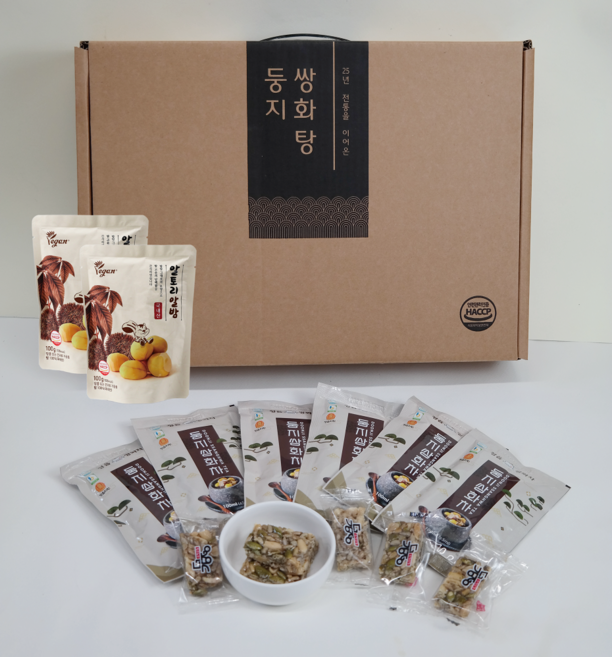 정읍 둥지쌍화차 정식고명 세트 (쌍화차 16팩+고명 16개+밤 2팩), 1개, 1개입