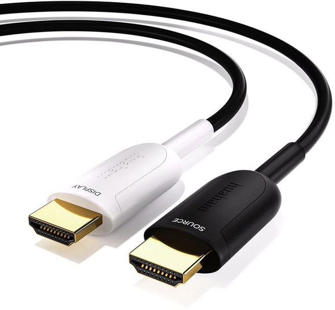 후아함 10K 8K HDMI 2.1 케이블 광섬유 6.6피트 48Gbps 초고속 8K@60Hz 4K@120Hz eARC RTX 3090 HDCP 2.2&2.3 돌비 지원, 25FT