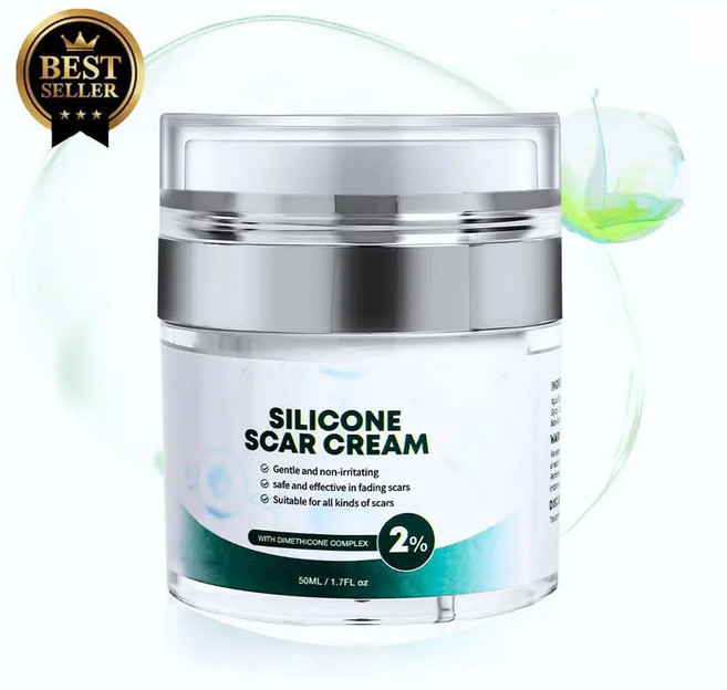 矽膠除疤膏 50ml 溫和配方, 1個, 霜