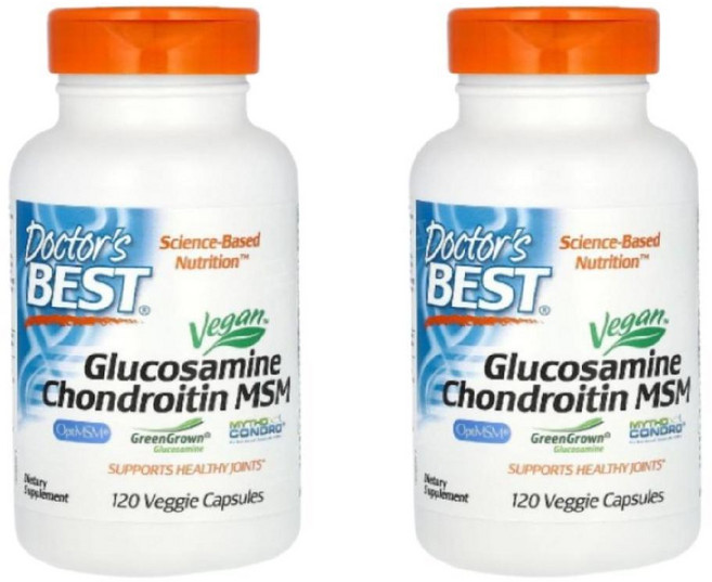 닥터스베스트 글루코사민 콘드로이친 MSM 옵티 Opti 엠에스엠 120캡슐 2개