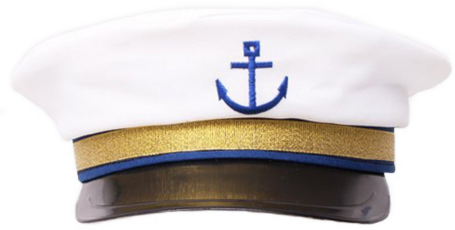 23 할로윈 모자 코스프레, 28_해군 세일러 모자, 1개