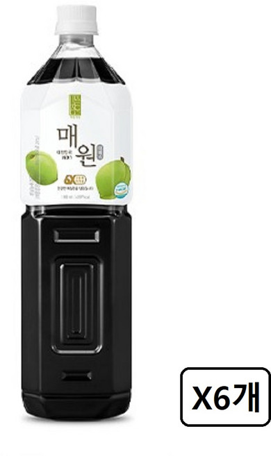 보해 매원 1.5L 매실액기스 매실청, 6개