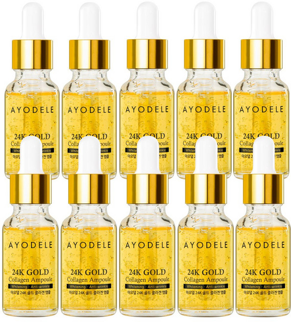 아요델 24K 골드 콜라겐 앰플 20ml, 10개
