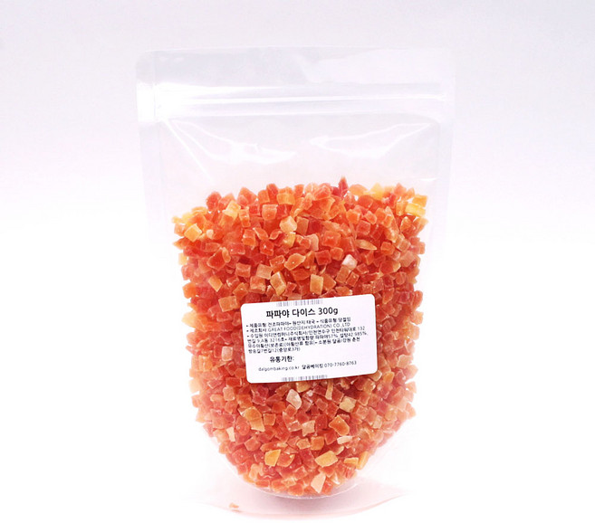 달곰베이킹 건조파파야다이스, 300g, 1개