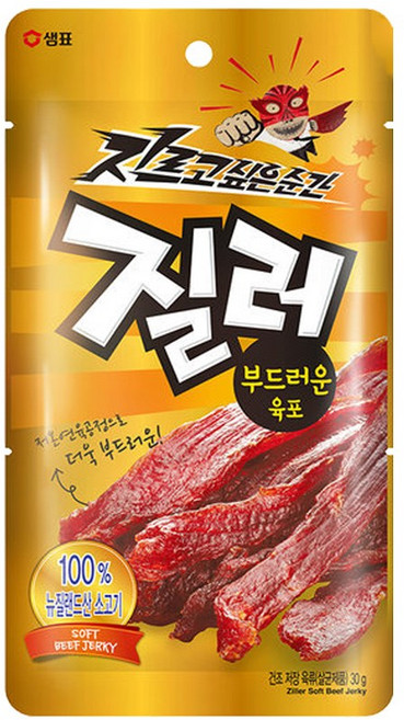 샘표 질러 부드러운 육포 30g / 소고기육포, 25개