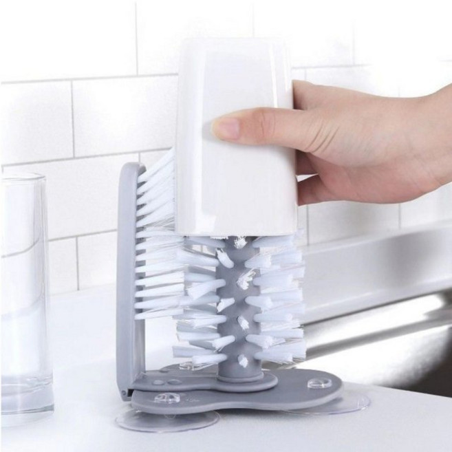 뽀득뽀득 컵브러쉬 흡착식컵수세미 컵솔 컵브러쉬 듀얼브러쉬, No 01.뽀득뽀득 컵브러쉬, 1개