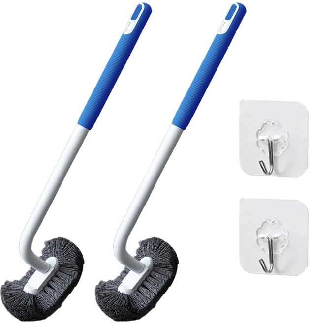 클린트 화장실 변기 청소솔 변기솔, 2세트, 혼합색상