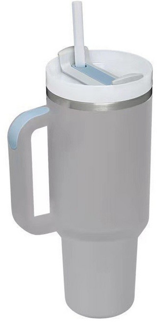 二代40oz不鏽鋼汽車杯 手柄保溫杯, 二代40oz霧色, 1套, 40ml