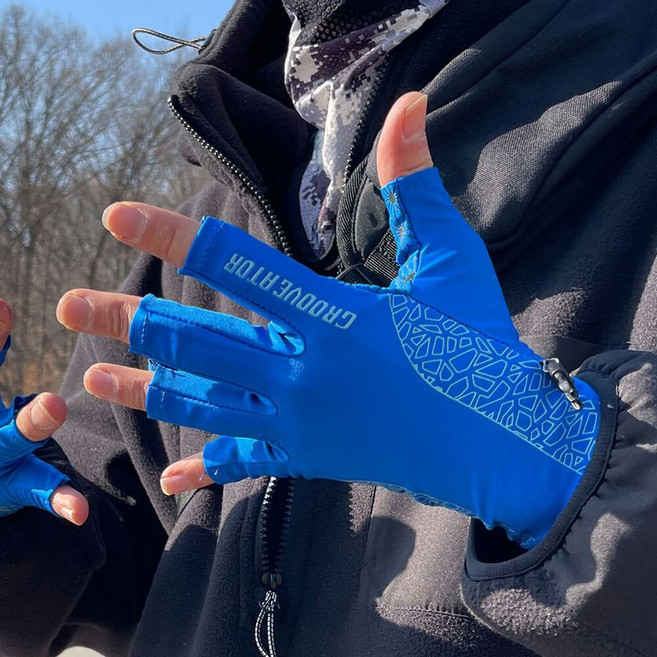 엑스피크 그루브에이터 투웨이 7부장갑 남자여자 여름장갑 반장갑 등산장갑, 레드여자, 1개