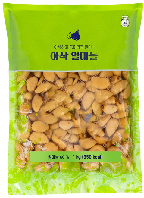 곰테이블 아삭한 알마늘 장아찌, 1개, 1kg