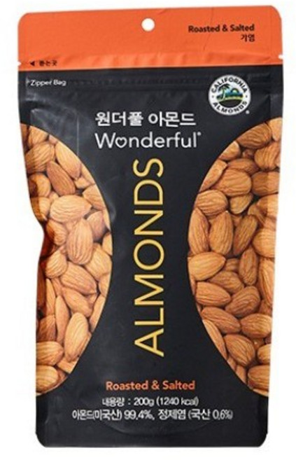 원더풀 아몬드, 2개, 200g
