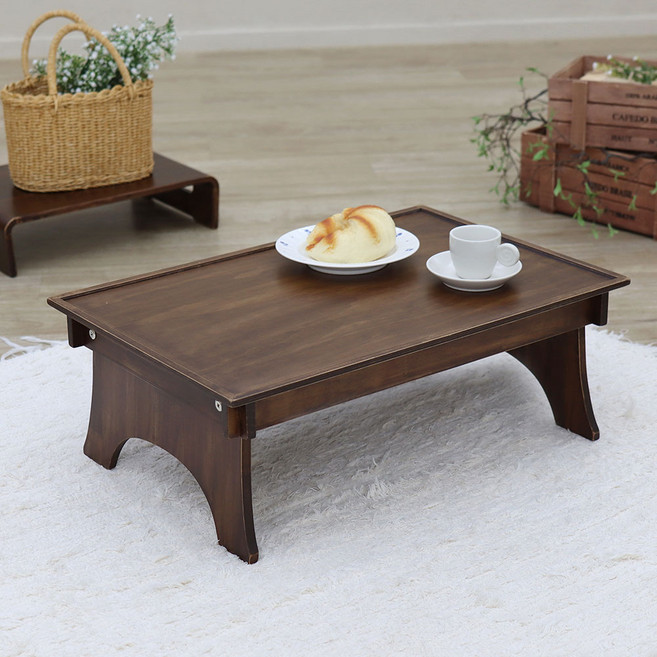 온결 원목 사각 해주반 소반 찻상 다과상