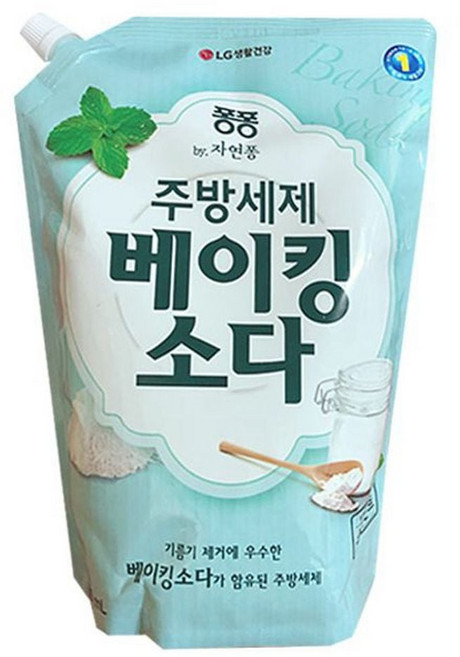 퐁퐁 주방 세제 베이킹소다 세척제 1200ml 설거지 1ga+27879aE, 1개