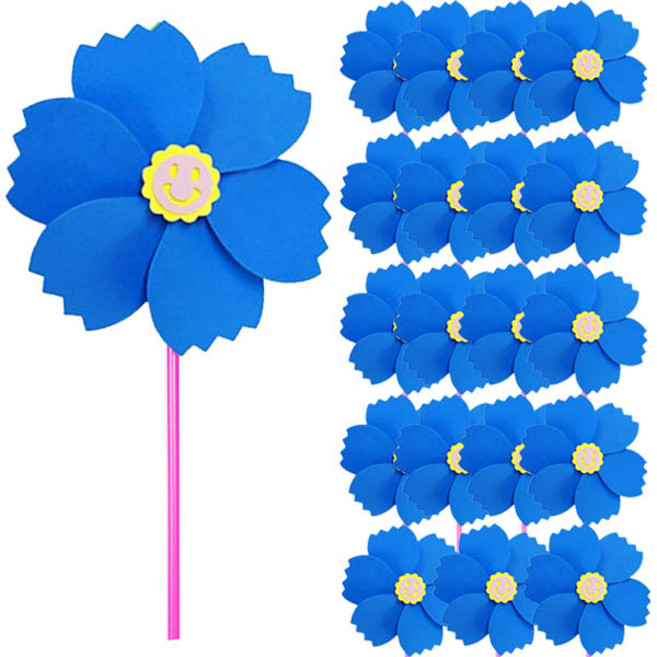 키득키득 만들기재료 EVA바람개비 만들기 파랑, 20개