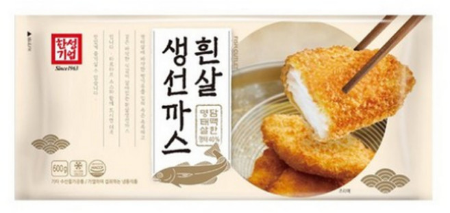 한성 흰살생선까스, 5개, 600g