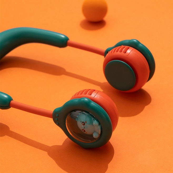 KC인증 어린이 유아 아동 넥밴드 목걸이 선풍기 휴대용 국내배송, 3. 그린