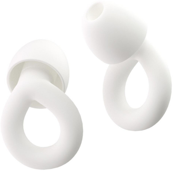루프 이어플러그 귀마개 콰이어트 방지 수면 차단, 화이트, 프리사이즈, 1개