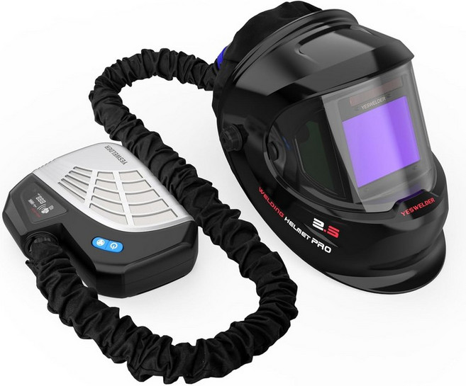 YESWELDER 구동 공기 정화 자동 다크닝 용접 헬멧 LYG-Q800D 용접기 후드, Q800D