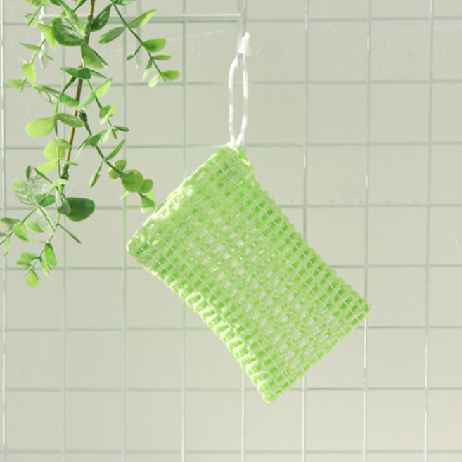 일본 산코 망사비누망 얼룩 기름때제거 손씻기 메쉬 거품 비누 주머니 망, 1개, onecolor