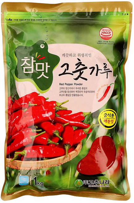 참맛청결고춧가루(청양중식) 1KG고추나라, 1개, 1kg