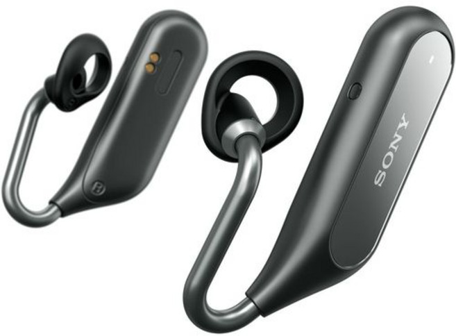 소니 완전 무선 이어폰 Xperia Ear Duo XEA20JP : 오픈 이어 음성 어시스턴트 기능 쿼드 빔 포밍 마이크 탑재 2018년 모델 블랙 XEA20JP B, NO, 단일옵션