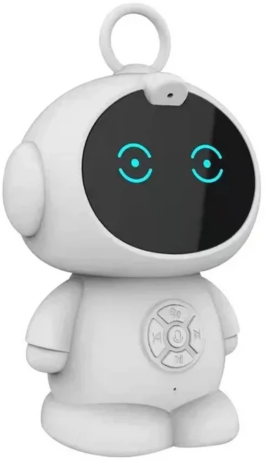 AI 지능형 로봇 장식품 계몽 학습 음성 형 원격 대화 이야기 감상, 01 White