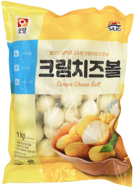 [먹고사는이야기] 사조오양 크림치즈볼 1kg, 7개