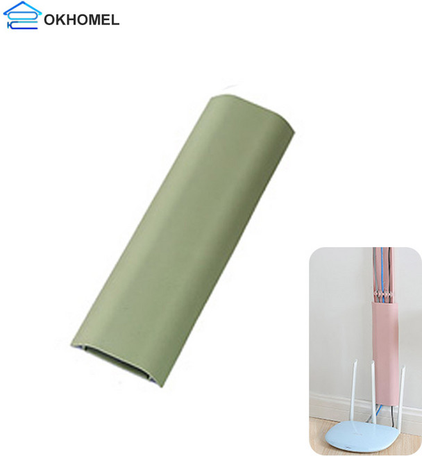 벽걸이티비 설치 주변 정리 전선 케이블 선정리 필수템 클립 무타공 몰딩, 전선몰딩 그린, 1개