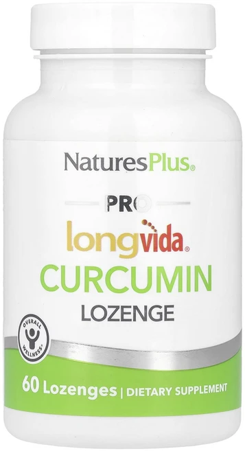 NaturesPlus PRO longvôda® 커큐민 사탕 정제 500mg 사탕 정제 60정(사탕 정제 1정당 250mg), NaturesPlusPROlongvôda커큐민사탕정제5, 1개, 60정 - 쿠팡