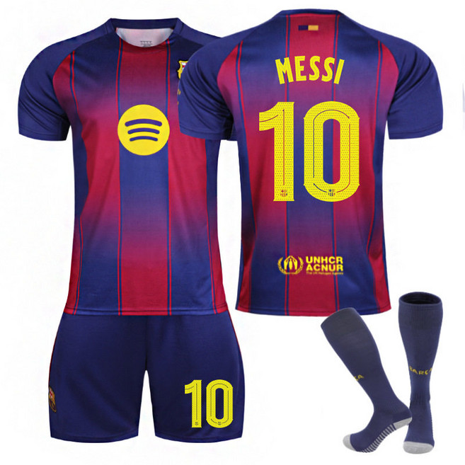 2526아동 주니어 키즈 바르셀로나 라민야말 반팔티 축구유니폼 커스텀 레플리카 호환상품