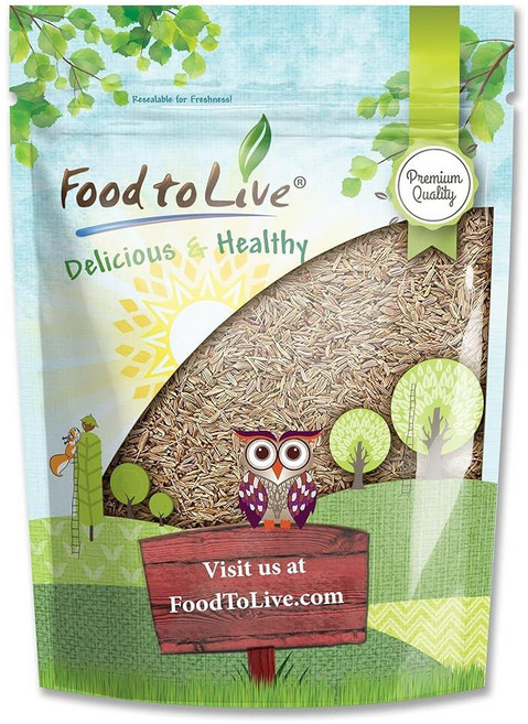 캐러웨이 씨앗 56.7g(2온스) – 생 건조 코셔 및 비건 대량 풍미 향신료. 식이 섬유와 미네랄이 풍부합니다. 호밀 빵에 적합 야채 요리의 조미료로 사용. 240386, 56g