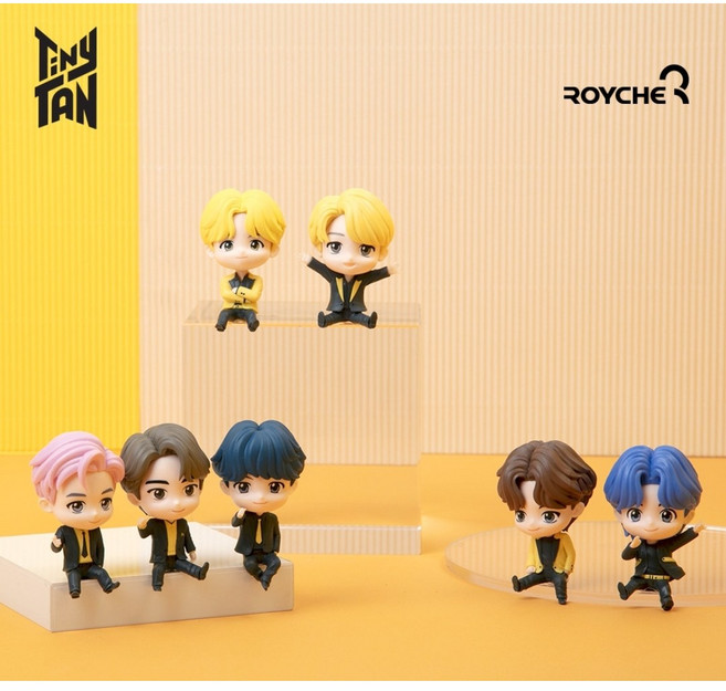 BT21 로이체 BTS TinyTAN Butter 타이니탄 버터 모니터 피규어 방탄소년단 스탠드 인형 굿즈, 1개, SUGA