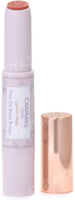 캔메이크 스테이온 립밤 루즈 (18 브라우니쉬 만다린 오렌지) 보습 케어 립스틱 2.8g, 1개