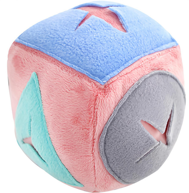 더플래 노즈워크 강아지 플레잉 볼, 핑크, 1개