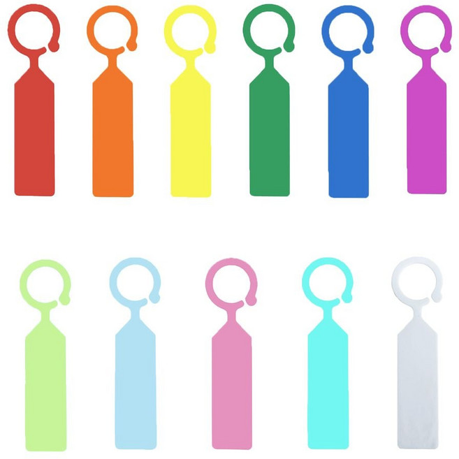 걸이형 플라스틱 수목이름표 100매, 빨강, 본상품선택, 1, 빨강