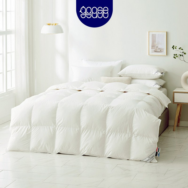 원단부터 다른 구스이불 알러지케어 헝가리90 겨울용 거위털 솜 호텔침구 차렵이불, 싱글(S/1000g)