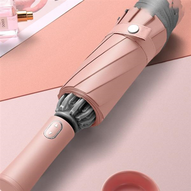 렌코리아 야간반사광 쉽게접는 자동 3단 거꾸로우산